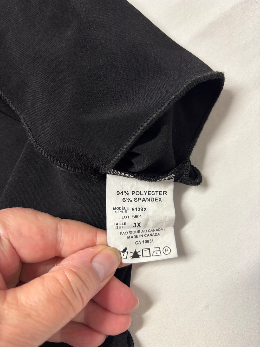 Hamilton Black Ruffle-Front Tunic - Picture 6 of 6